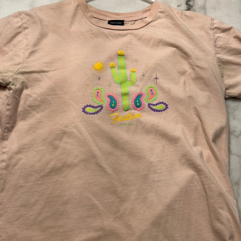 Pink feature Tshirt